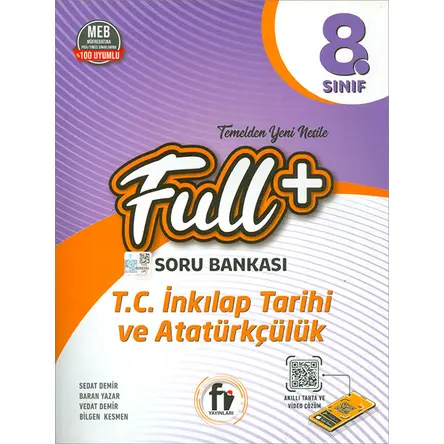 8. Sınıf Full+ T.C. İnkılap Tarihi Soru Bankası Fi Yayınları