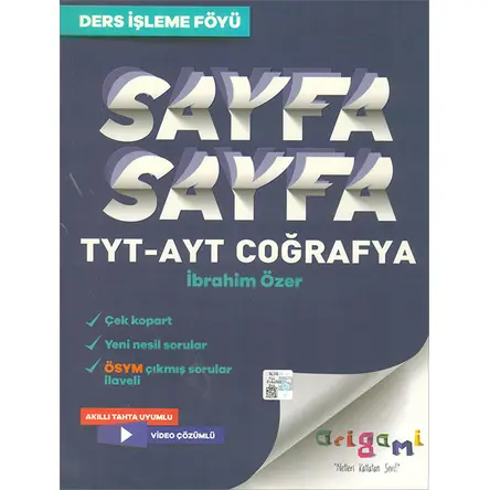 TYT-AYT Coğrafya Sayfa Sayfa Ders İşleme Föyü Tammat Yayıncılık