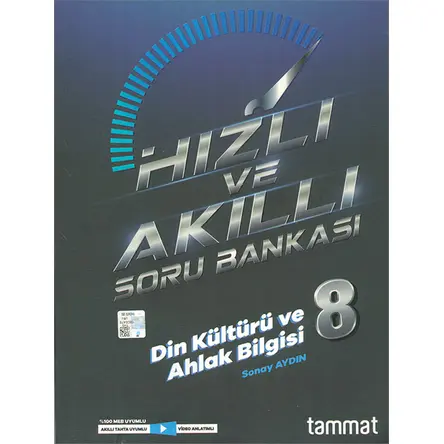 LGS 8. Sınıf Din Kültürü ve Ahlak Bilgisi Hızlı Ve Akıllı Soru Bankası Tammat Yayıncılık