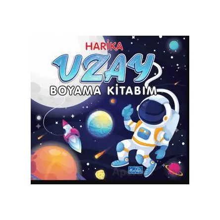 Harika Uzay Boyama Kitabım - Kolektif - Parıltı Yayınları