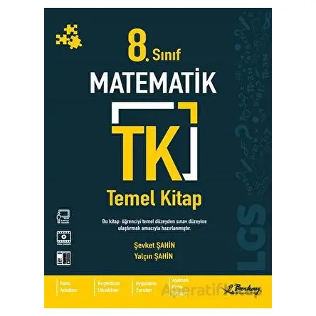 8.Sınıf Matematik Temel Kitap (Kampanyalı) Berkay Yayıncılık