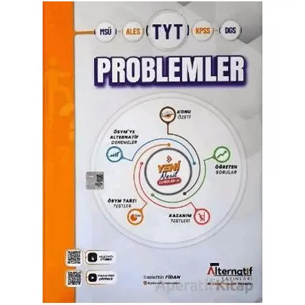TYT Problemler Soru Bankası - Sadettin Fidan - Alternatif Yayıncılık