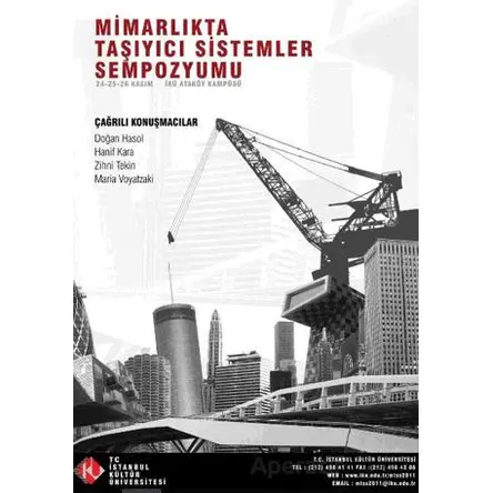 Mimarlıkta Taşıyıcı Sistemler Sempozyumu - Hanif Kara - İstanbul Kültür Üniversitesi - İKÜ Yayınevi