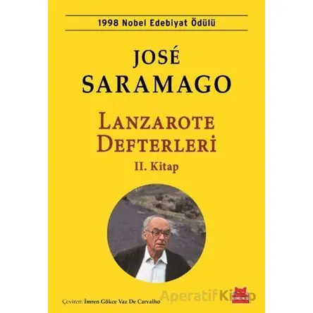 Lanzarote Defterleri 2. Kitap - Jose Saramago - Kırmızı Kedi Yayınevi