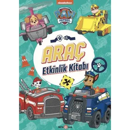 PAW Patrol - Araç Etkinlik Kitabı - Spin Master Paw - Beta Kids