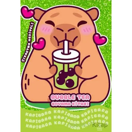 Kapibara - Bubble Tea Boyama Kitabı - Kolektif - Doğan Çocuk