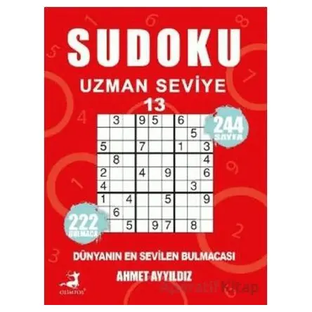Sudoku Uzman Seviye 13 - Ahmet Ayyıldız - Olimpos Yayınları