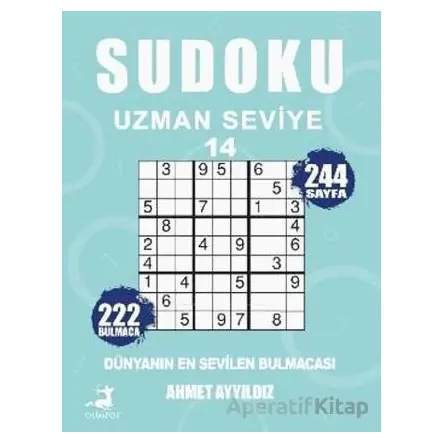 Sudoku Uzman Seviye 14 - Ahmet Ayyıldız - Olimpos Yayınları