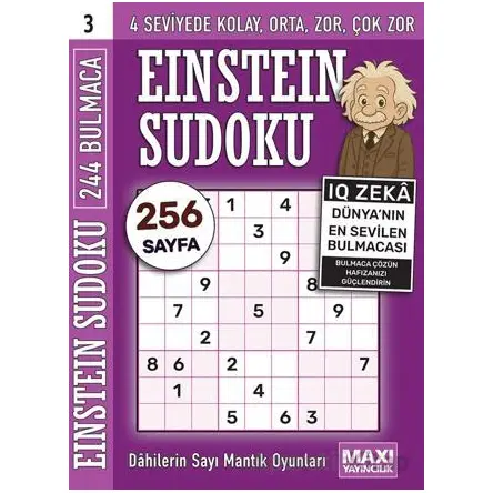 Einstein Sudoku 3 - Bertan Kodamanoğlu - Maxi Yayıncılık