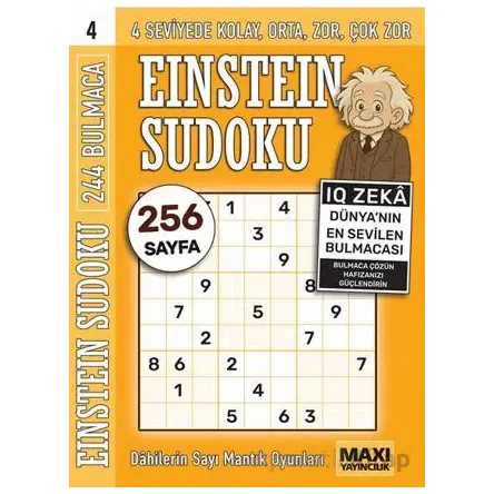 Einstein Sudoku 4 - Bertan Kodamanoğlu - Maxi Yayıncılık