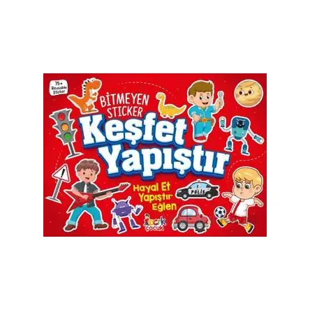 Bitmeyen Sticker Keşfet Yapıştır - Erdi Doğan - Bıcırık Yayınları