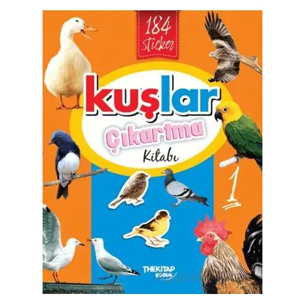 Kuşlar Çıkartma Kitabı - 1 - Kolektif - The Kitap Çocuk