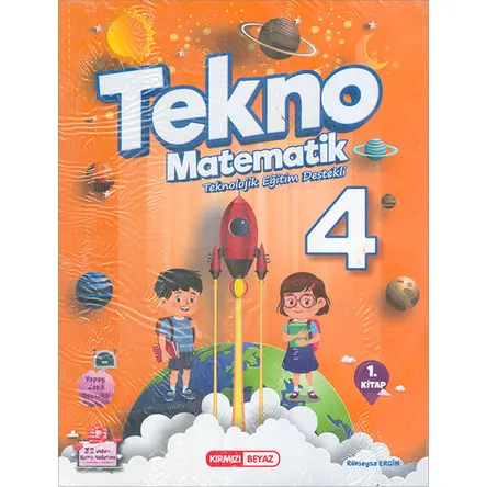 4.Sınıf Tüm Dersler Seti Kırmızı Beyaz