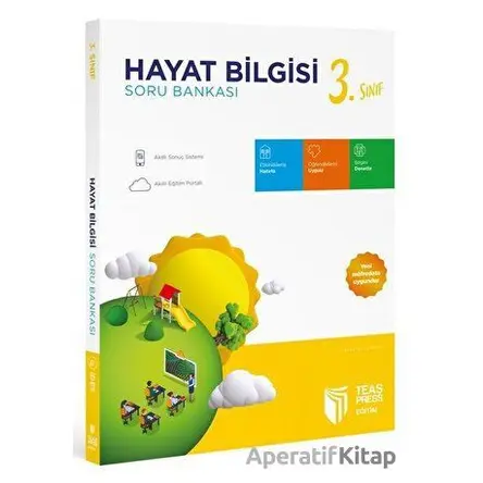 3.Sınıf Hayat Bilgisi Soru Bankası (Kampanyalı) Teas Press