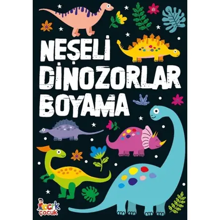 Neşeli Dinozorlar Boyama - Erdi Doğan - Bıcırık Yayınları
