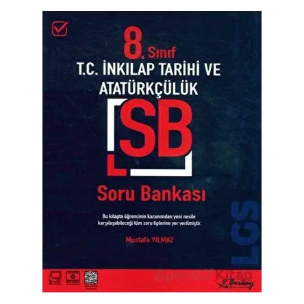 8.Sınıf LGS T.C. İnkılap Tarihi ve Atatürkçülük Soru Bankası (Kampanyalı) Berkay Yayıncılık