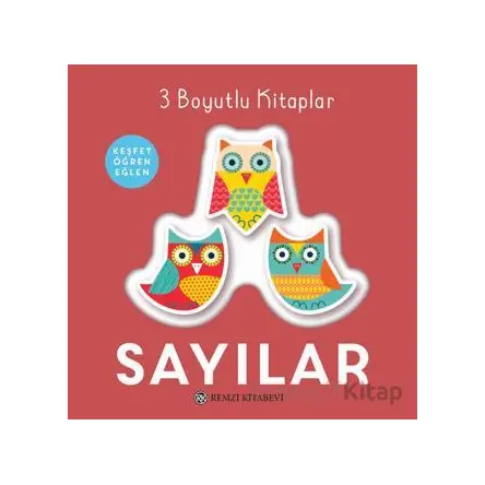 Sayılar - 3 Boyutlu Kitaplar - Kolektif - Remzi Kitabevi