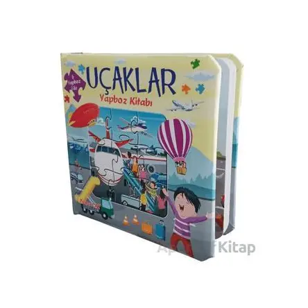 Uçaklar Yapboz Kitabı - Kolektif - Yumurcak Yayınları