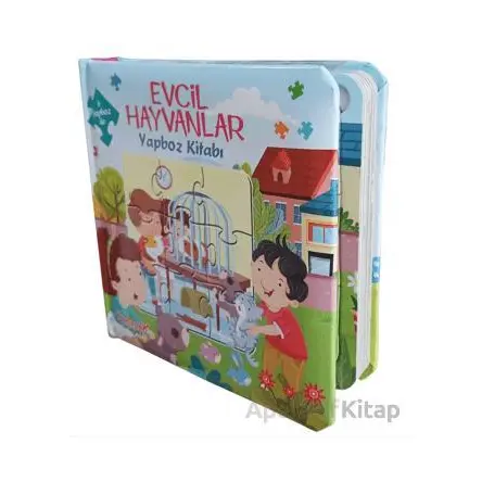 Evcil Hayvanlar Yapboz Kitabı - Kolektif - Yumurcak Yayınları