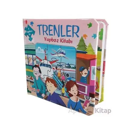 Trenler Yapboz Kitabı - Kolektif - Yumurcak Yayınları