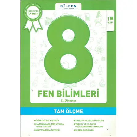 Bilfen 8.Sınıf Fen Bilimleri 2.Dönem Tam Ölçme (Kampanyalı)