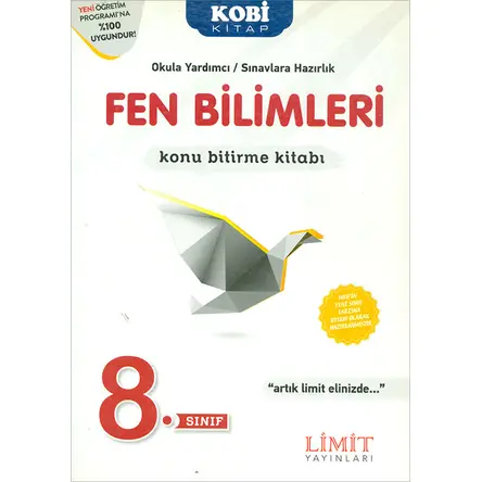 8.Sınıf Fen Bilimleri Konu Bitirme Kitabı (Kampanyalı) Limit Yayınları