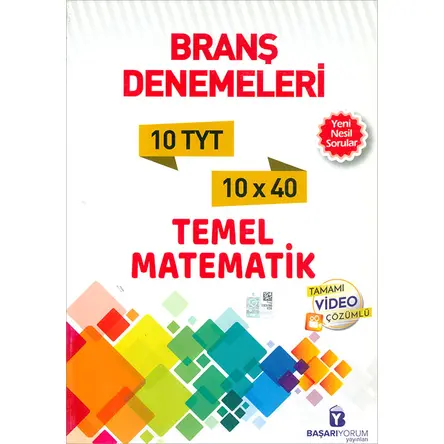 TYT Temel Matematik 10 lu Denemeleri Başarıyorum Yayınları