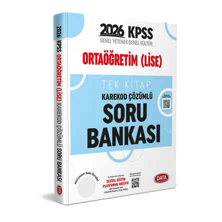 2026 KPSS Ortaöğretim Tek Kitap Soru Bankası Data Yayınları