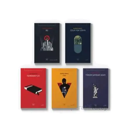 Distopya Seti (Fahrenheit 451, Cesur Yeni Dünya, Yüksek Şatodaki Adam, 1984, Biz)