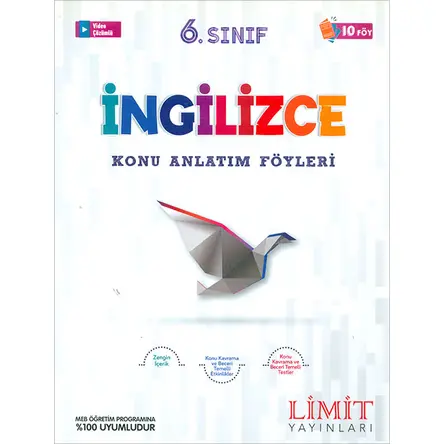 6. Sınıf İngilizce Konu Anlatım Föyleri (Kampanyalı) Limit Yayınları