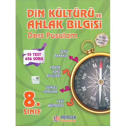 8.Sınıf Din Kültürü ve Ahlak Bilgisi Ders Pusulam (Kampanyalı) Mercek Yayınları