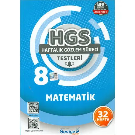 8.Sınıf LGS Matemat Testleri (Kampanyalı) Seviye Yayınları