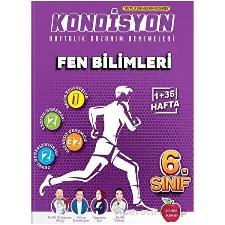 6. Sınıf Fen Bilimleri Kondisyon Haftalık Kazanım Deneme (Kampanyalı) Newton Yayınları