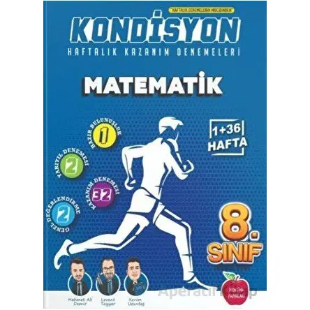 8.Sınıf Matematik Kondisyon Haftalık Kazanım Denemeleri (Kampanyalı) Newton Yayınları