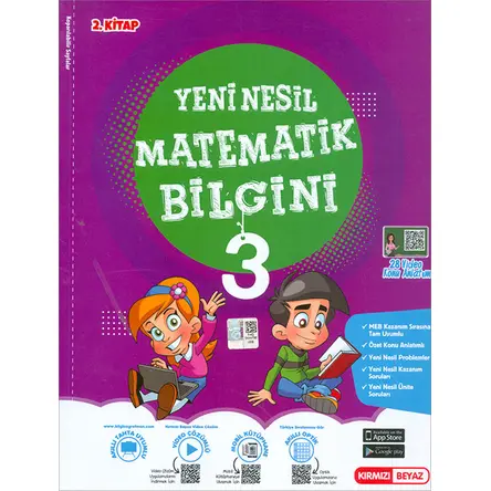 3.Sınıf Matematik Bilgini 2.Kitap (Kampanyalı) Kırmızı Beyaz