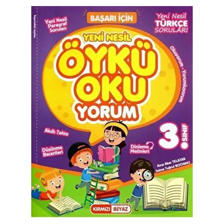 3.Sınıf Öykü Okuyorum Kırmızı Beyaz Yayınları