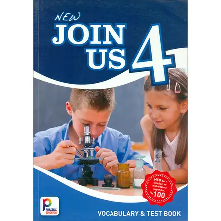 4.Sınıf New Joın Us Vocabulary Test Book Phaselis Education