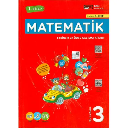 3. Sınıf Matematik Etkinlik ve Ödev Çalışma Kitabı 1 (Kampanyalı) Soru Bankası Merkezi