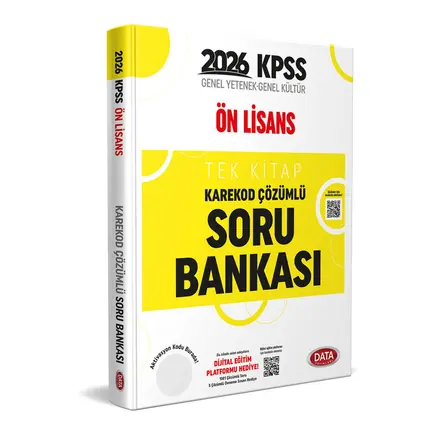 2026 KPSS Ön Lisans Tek Kitap Soru Bankası Data Yayınları