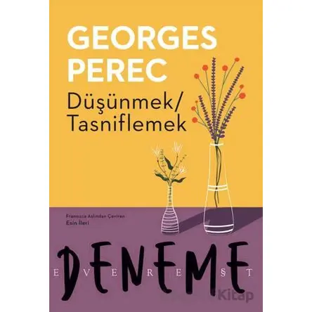 Düşünmek / Tasniflemek - Georges Perec - Everest Yayınları