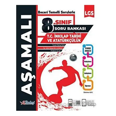 8.Sınıf LGS TC İnkılap Tarihi ve Atatürkçülük Aşamalı Soru Bankası (Kampanyalı) Berkay Yayınları