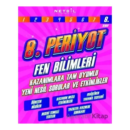 8. Sınıf Fen Bilimleri 8. Periyot Soru Bankası (Kampanyalı) Netbil Yayıncılık