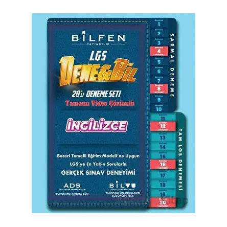 8.Sınıf Denebil İngilizce 14lü Deneme Seti (Kampanyalı) Bilfen Yayıncılık