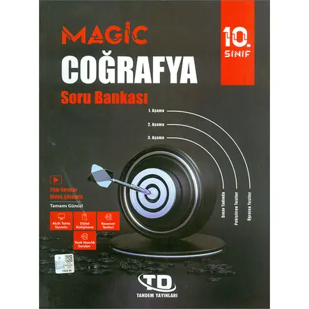 10.Sınıf Magic Coğrafya Soru Bankası (Kampanyalı) Tandem Yayınları