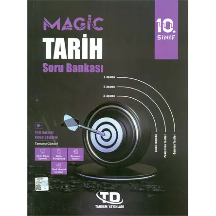10.Sınıf Magic Tarih Soru Bankası (Kampanyalı) Tandem Yayınları