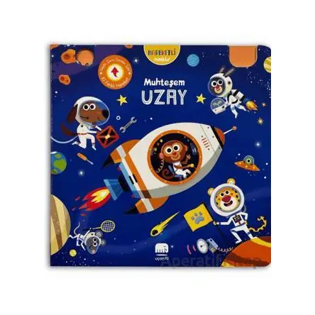 Hareketli Minikler: Muhteşem Uzay - Kolektif - Uçan Fil Yayınları
