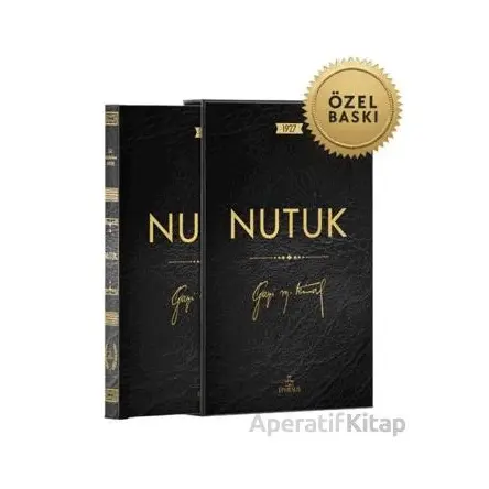 Nutuk (Özel Deri Ciltli ve Kutulu) - Mustafa Kemal Atatürk - Ephesus Yayınları