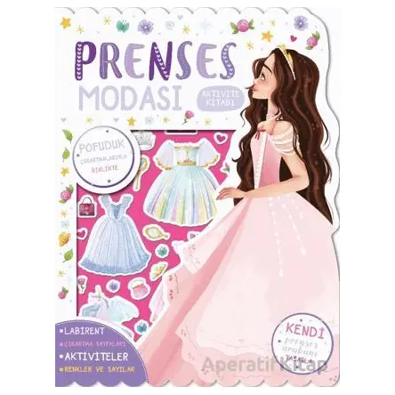 Prenses Modası - Çıkartmalı Aktivite Kitabı - Kolektif - İndigo Çocuk