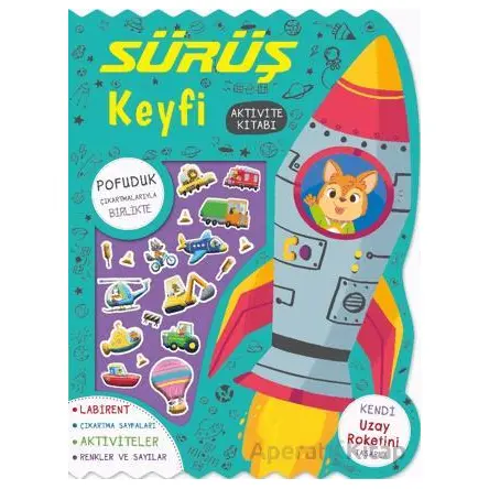 Sürüş Keyfi - Çıkartmalı Aktivite Kitabı - Kolektif - İndigo Çocuk