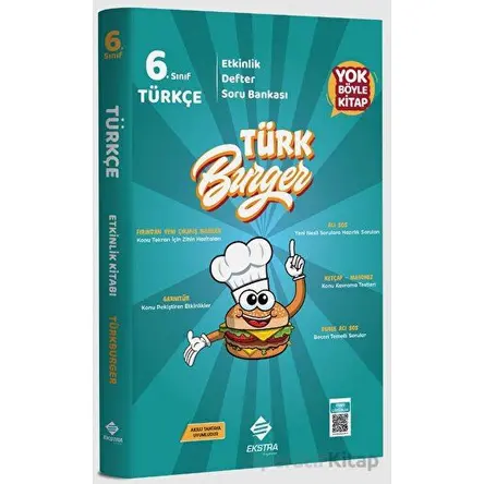 6.Sınıf Türkçe Türkburger Soru Bankası (Kampanyalı) Ekstra Yayıncılık